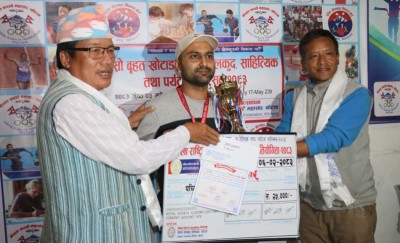 दमकका  नेपाललाई खुला राष्ट्रिय बुद्धिचाल प्रतियोगिताको उपाधि